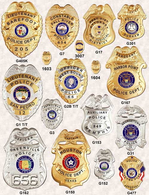 Police Badges Eagle top GA-REL page 2 GAREL
